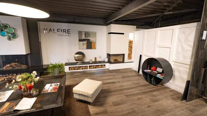 Installation cheminée rustique Herblay