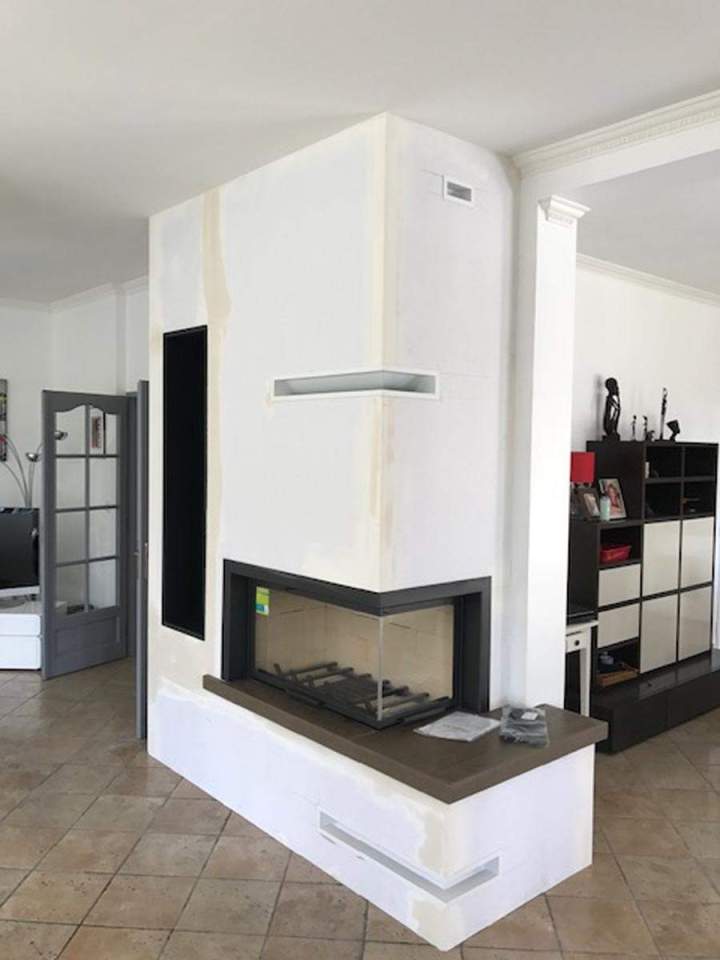 Installation cheminée à éthanol Herblay