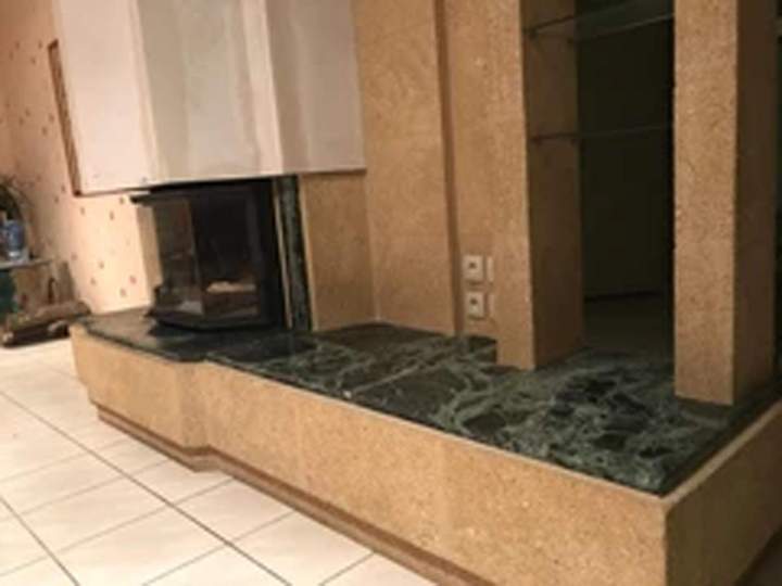 Installation cheminée à foyer fermé Herblay