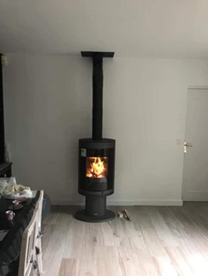 Installation cheminée classique Herblay