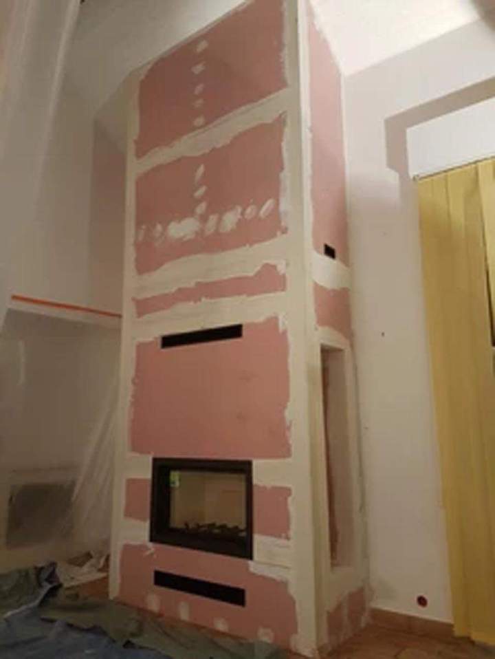 Installation cheminée classique Herblay