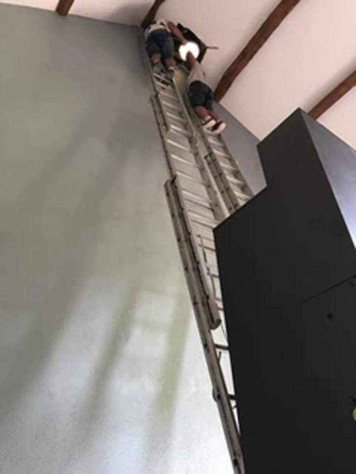 Installation cheminée design Herblay