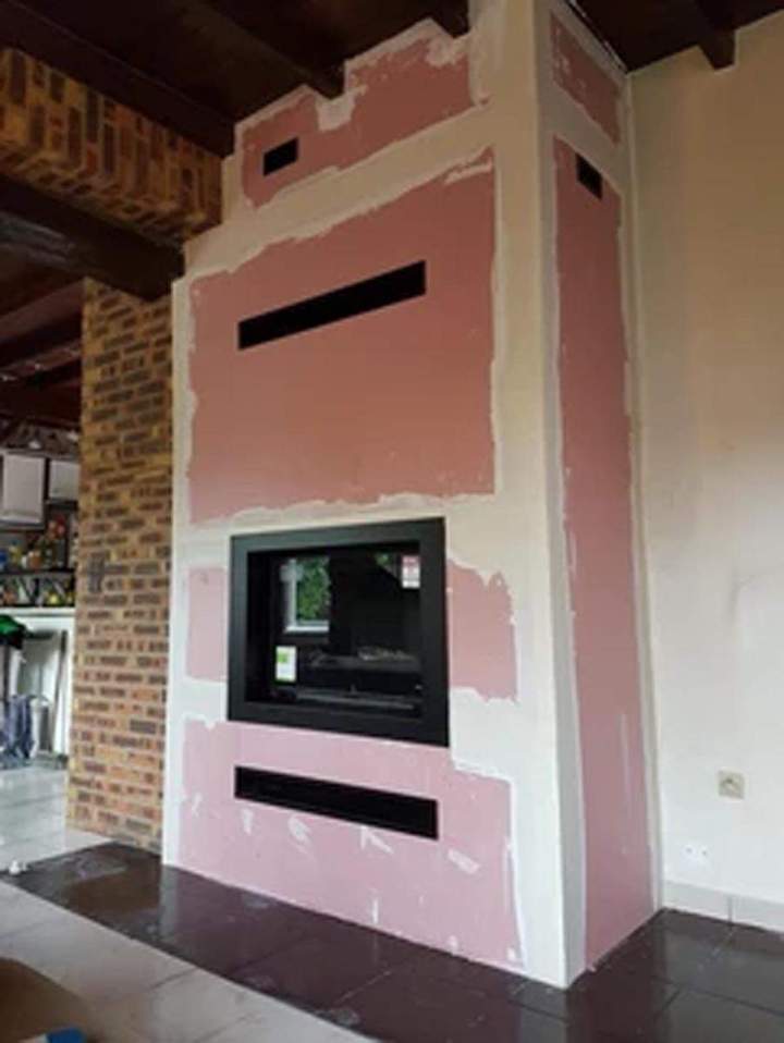 Installation cheminée design Herblay