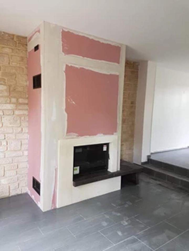 Installation cheminée sur mesure Herblay