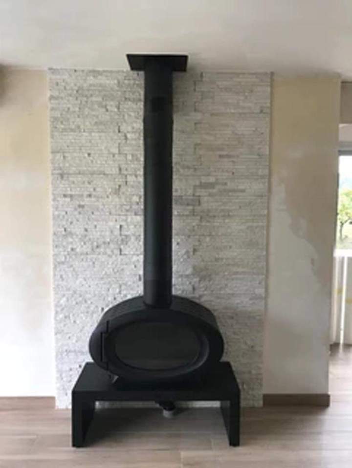 Installation cheminée traditionnelle Herblay