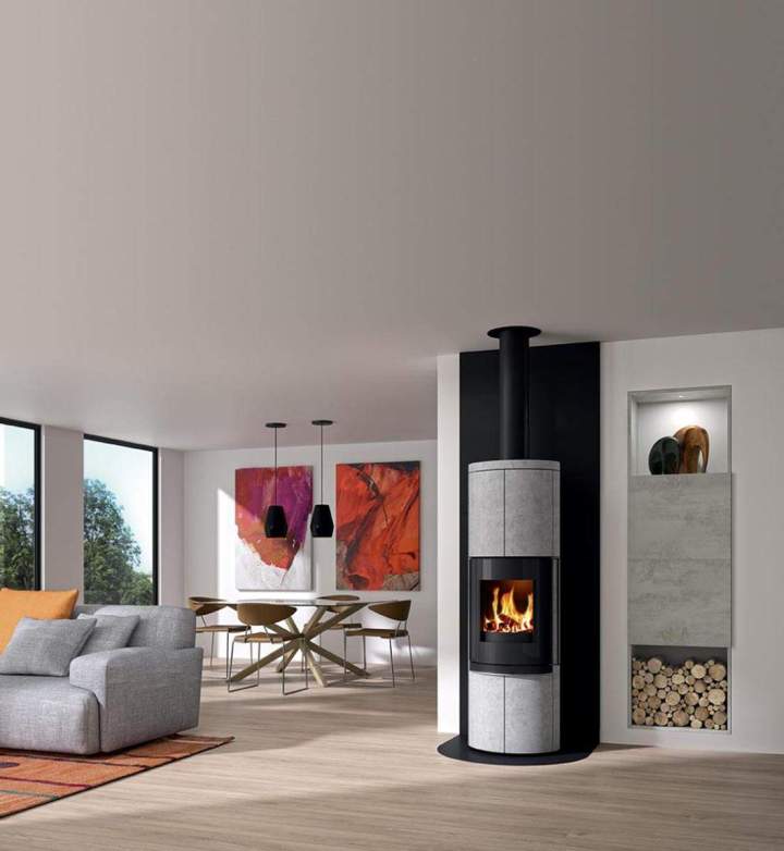 Poêles à bois modernes Herblay